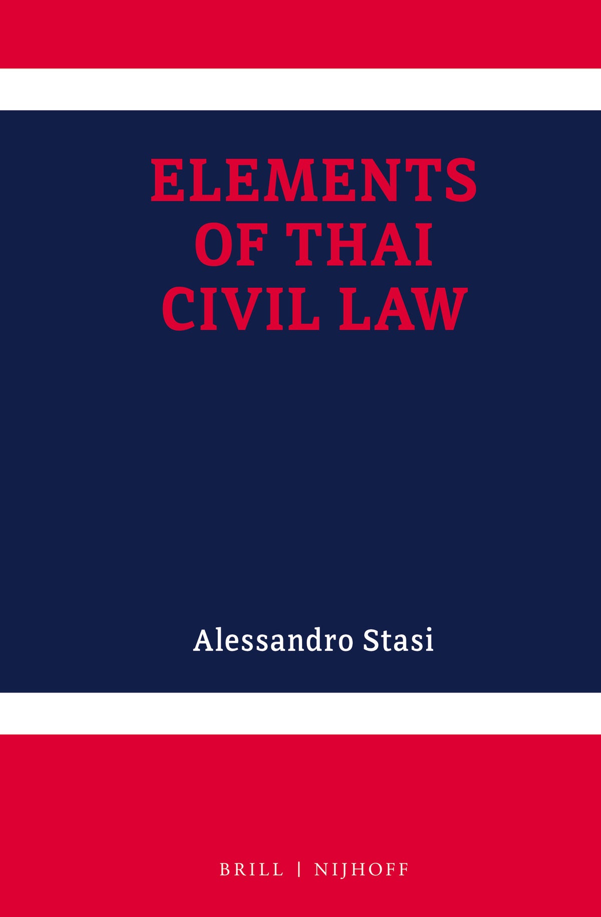 Cover image for Elements of Thai Civil Law ISBN 9789004308930