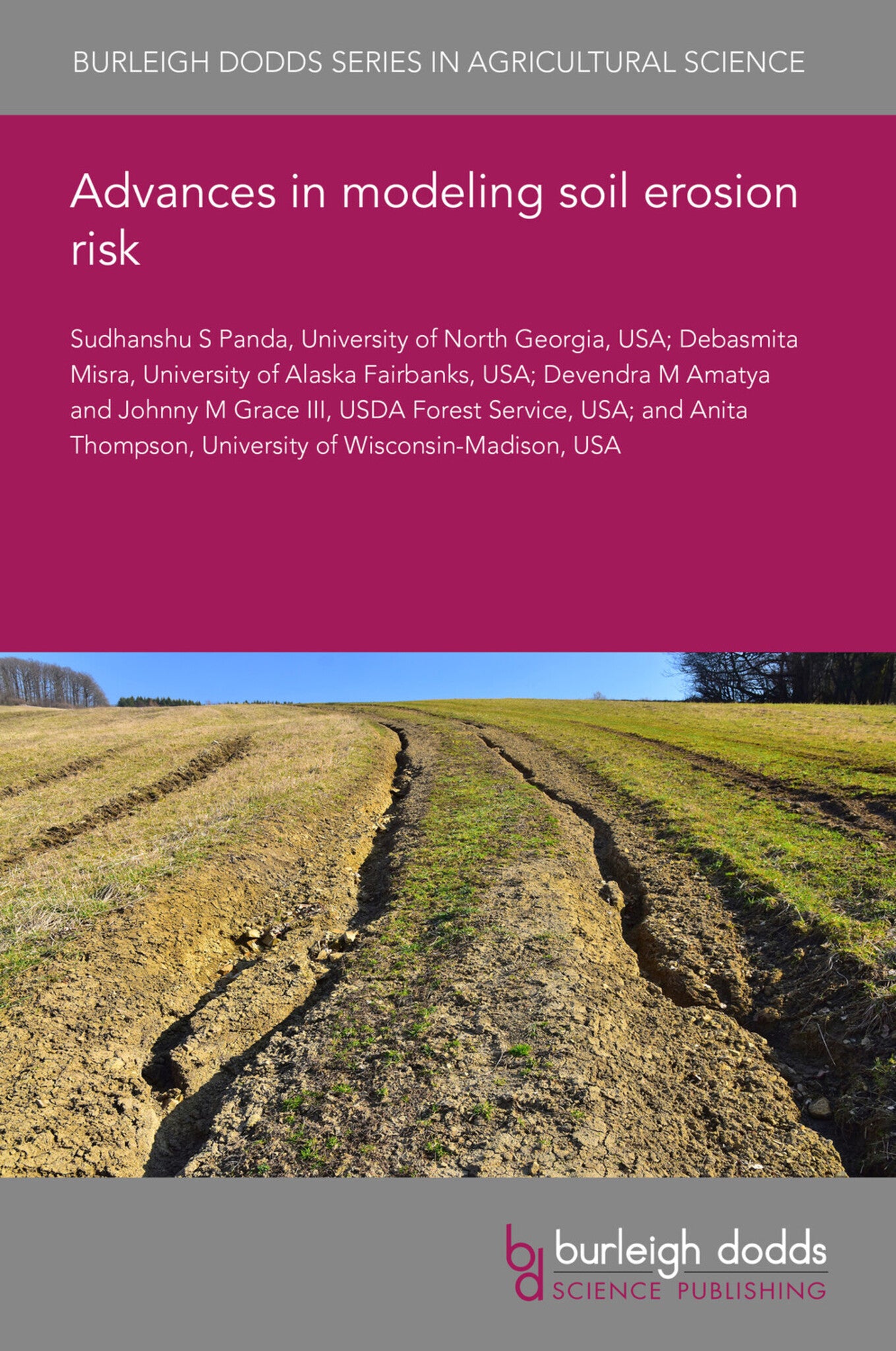 Cover image for Advances in modeling soil erosion risk ISBN 9781835452257