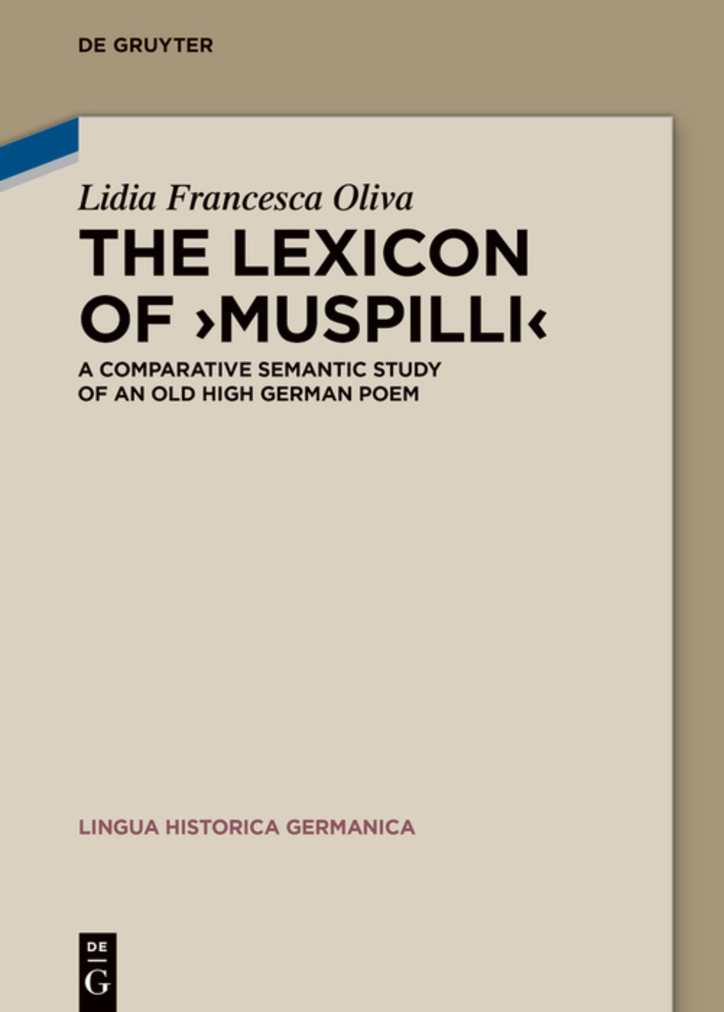 The Lexicon of ›Muspilli‹