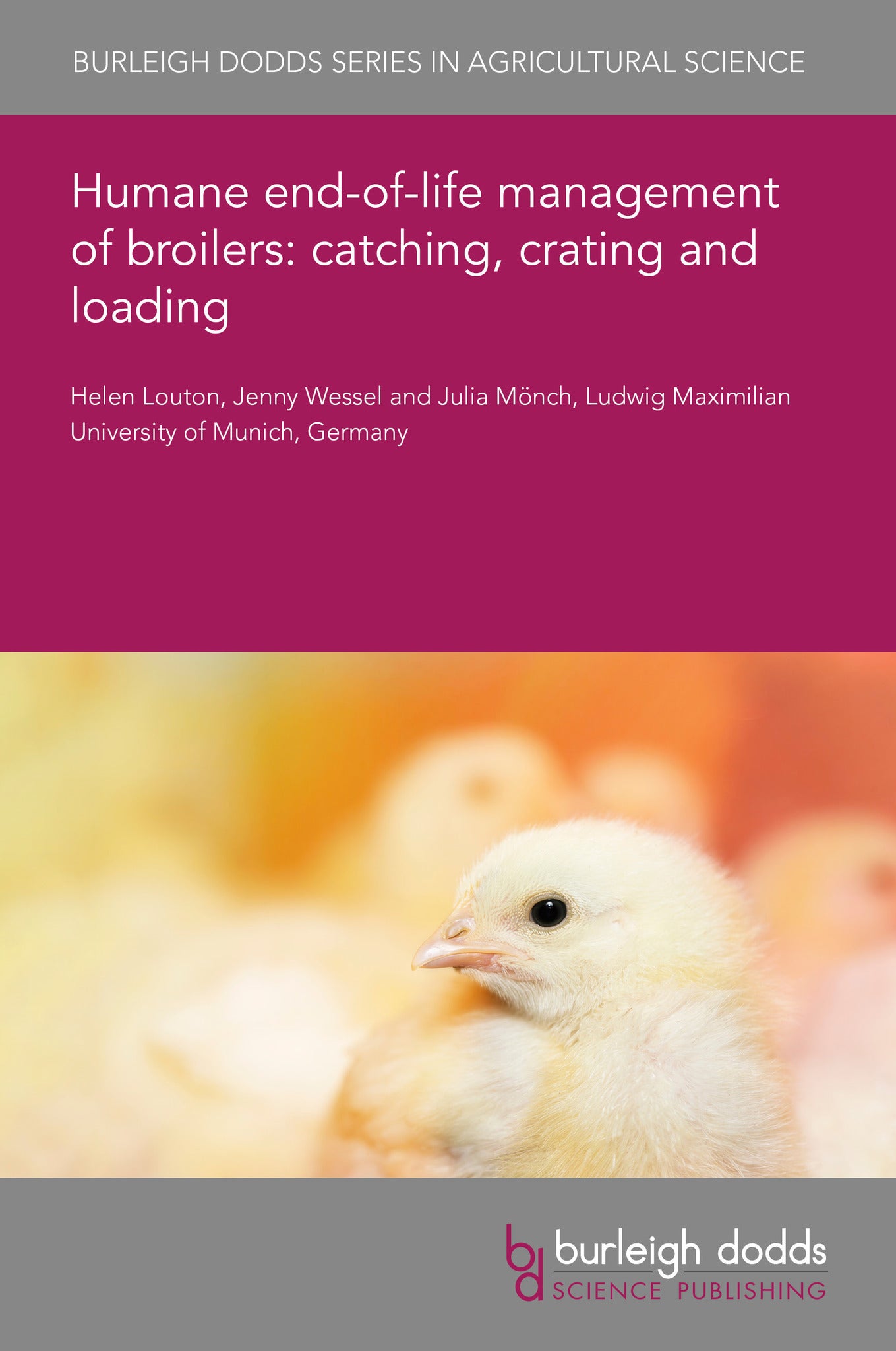 Cover image for Humane end-of-life management of broilers: catching, crating and loading ISBN 9781835458068