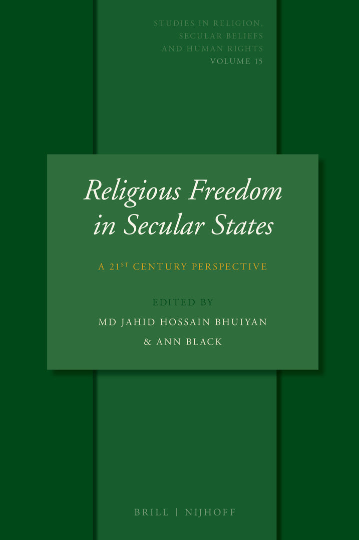 Cover image for Religious Freedom in Secular States ISBN 9789004449954