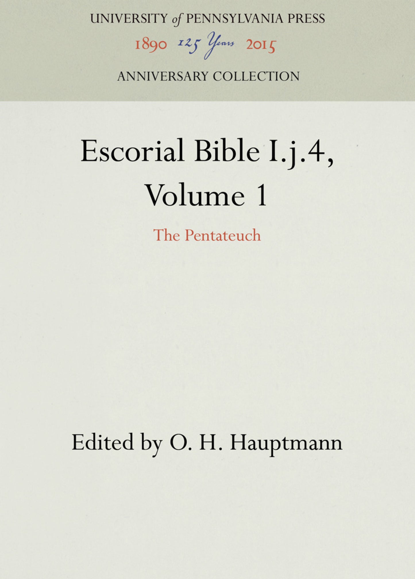 Escorial Bible I.j.4, Volume 1