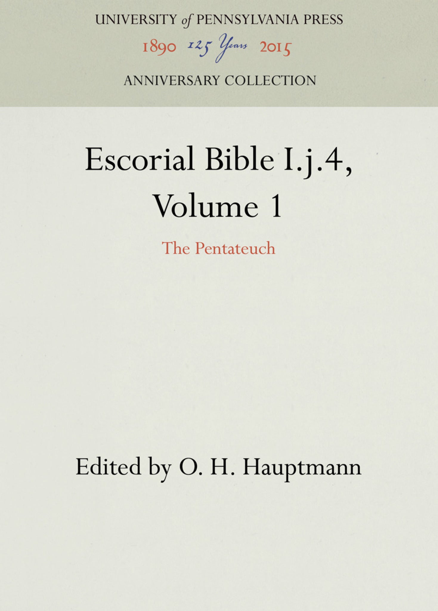 Escorial Bible I.j.4, Volume 1