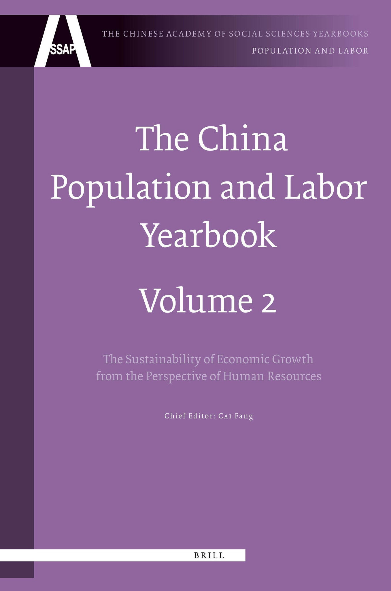 Cover image for The China Population and Labor Yearbook, Volume 2 ISBN 9789004173538