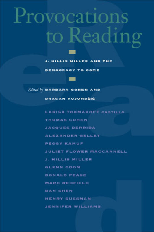 Provocations to Reading