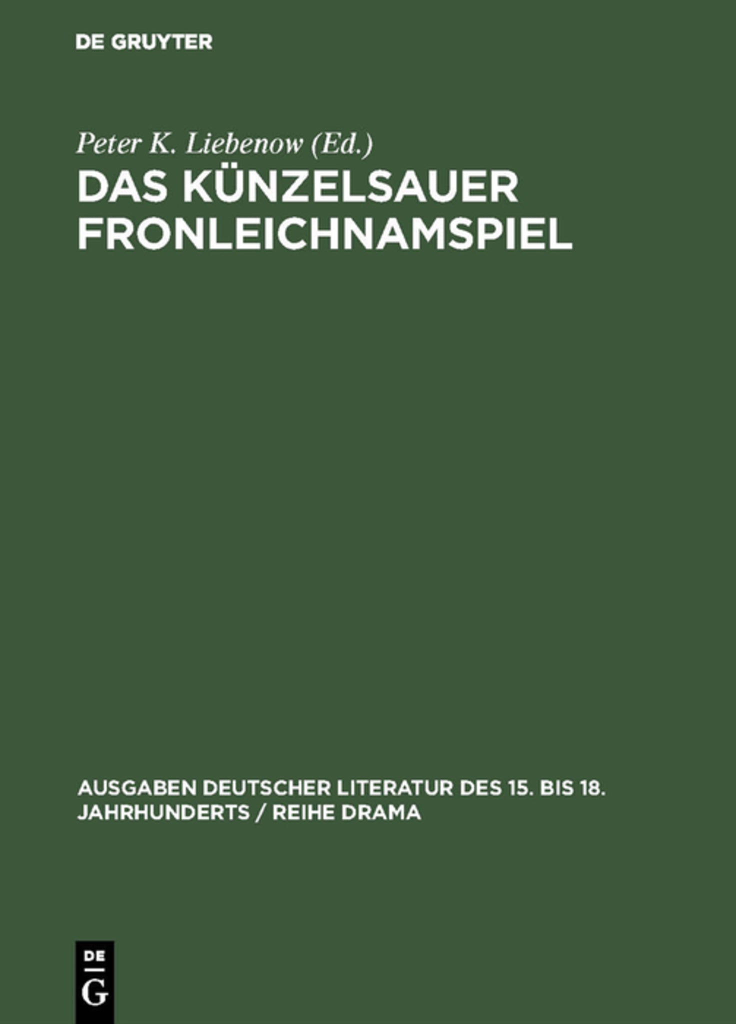 Das Künzelsauer Fronleichnamspiel