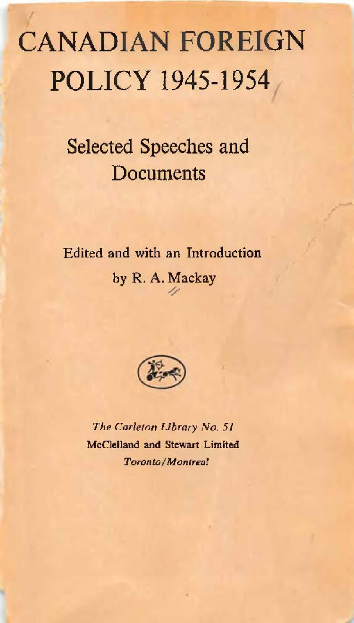 Cover image for Canadian Foreign Policy, 1945-1954 ISBN 9780773595255