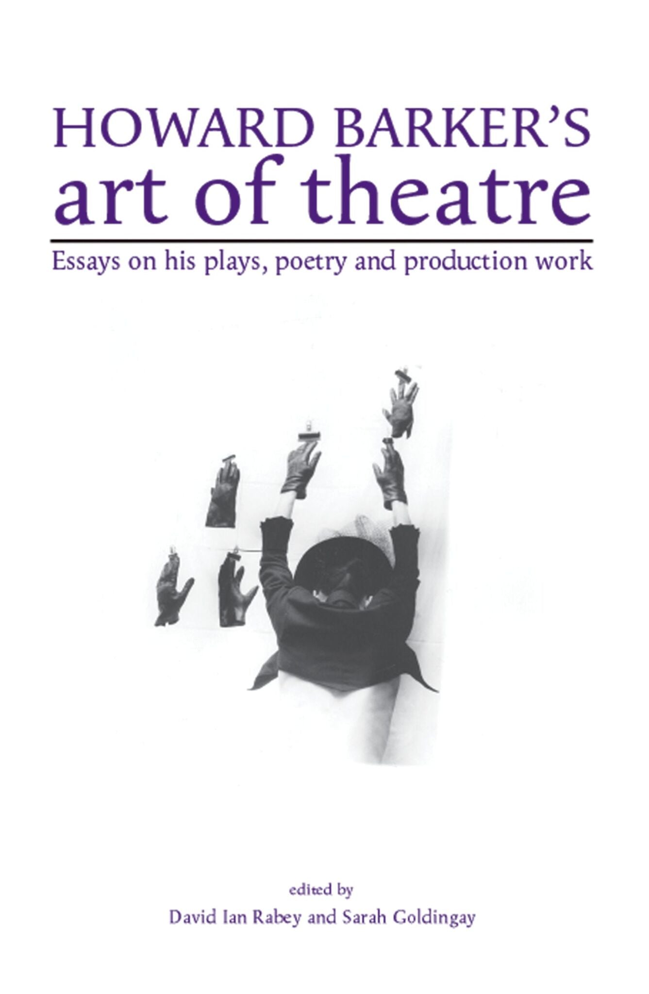 Cover image for Howard Barker's art of theatre ISBN 9780719089299