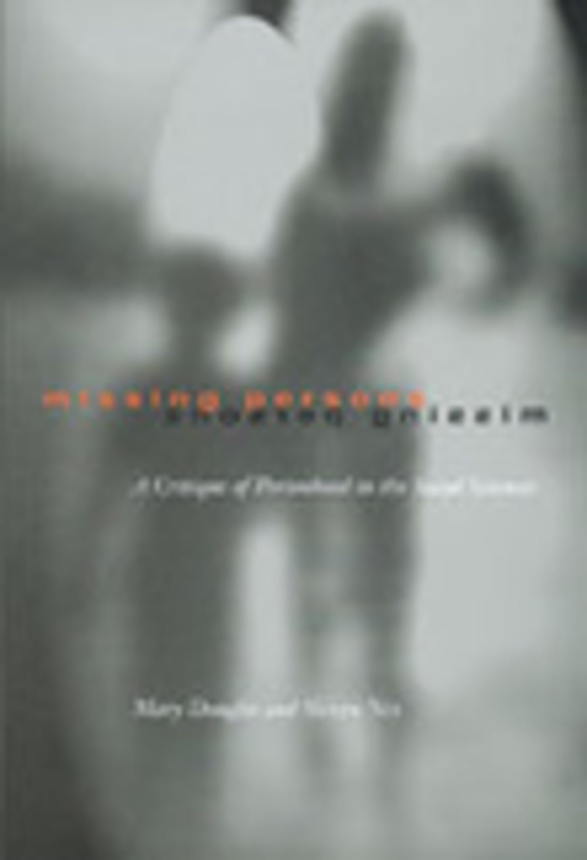 Cover image for Missing Persons ISBN 9780520918627