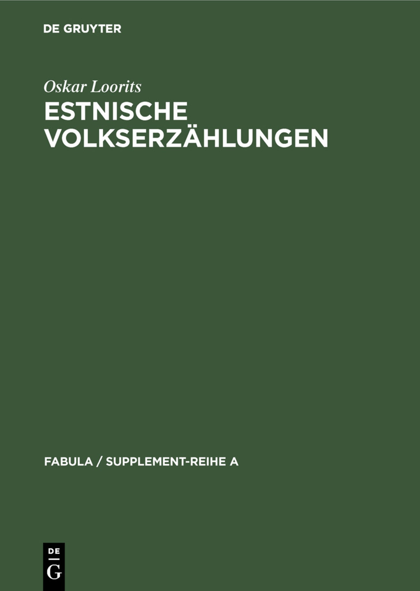 Estnische Volkserzählungen