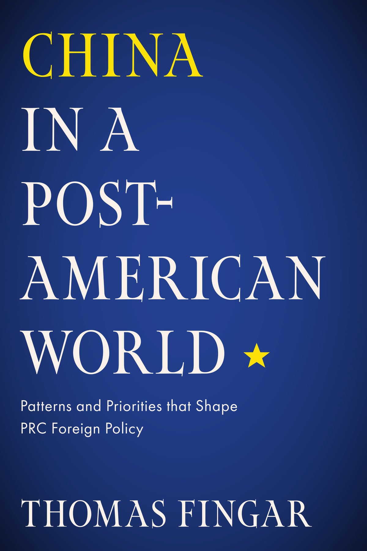 China in a Post-American World