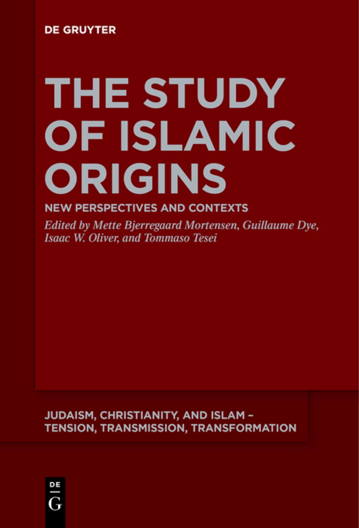 Cover image for The Study of Islamic Origins ISBN 9783111258720
