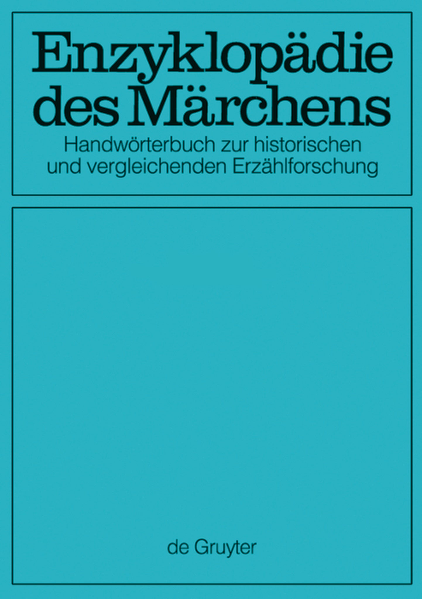 Enzyklopädie des Märchens [7-15]