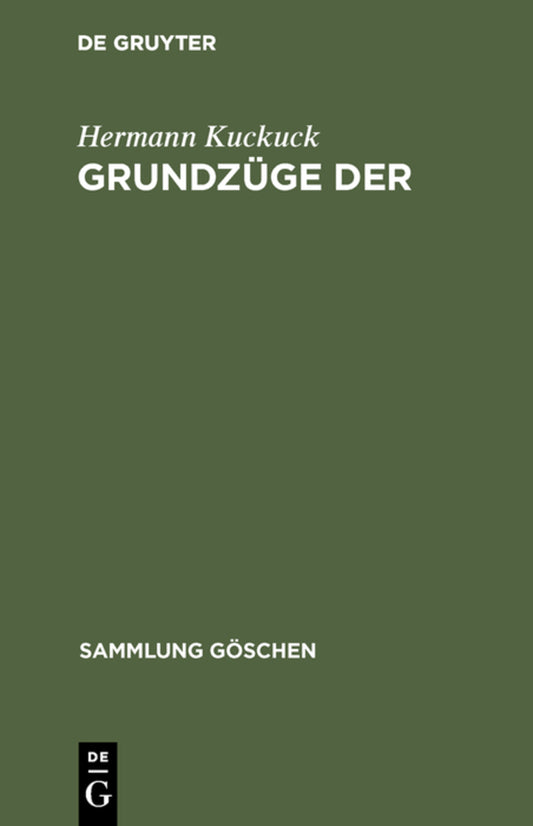 Grundzüge der Pflanzenzüchtung
