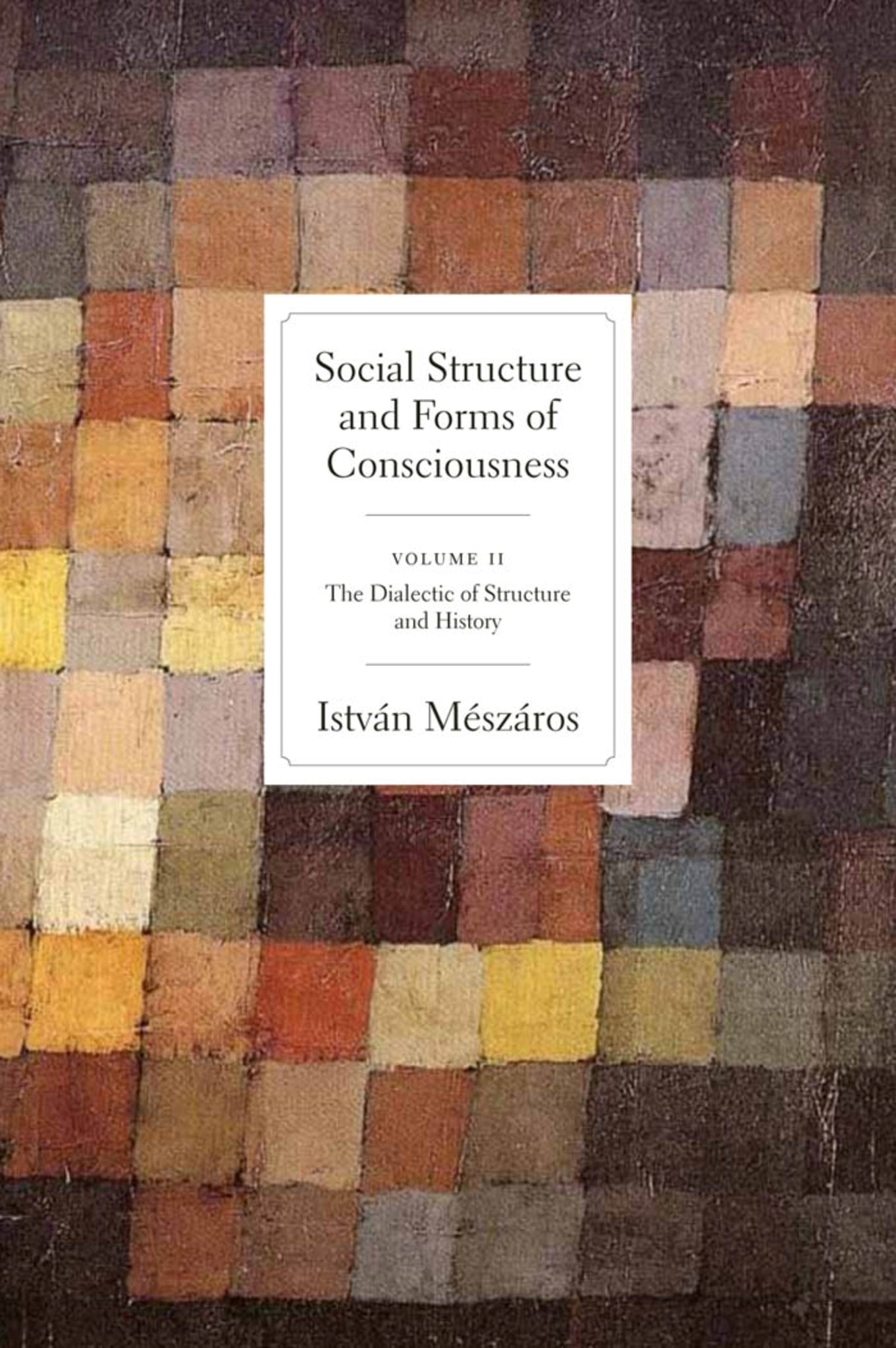 Cover image for Social Structure and Forms of Conciousness, Volume 2 ISBN 9781583672365