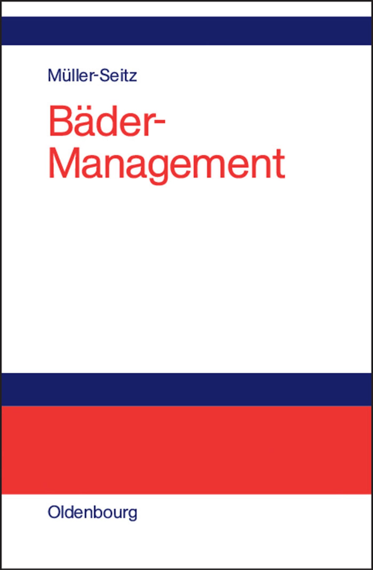 Cover image for Bäder-Management ISBN 9783486576474