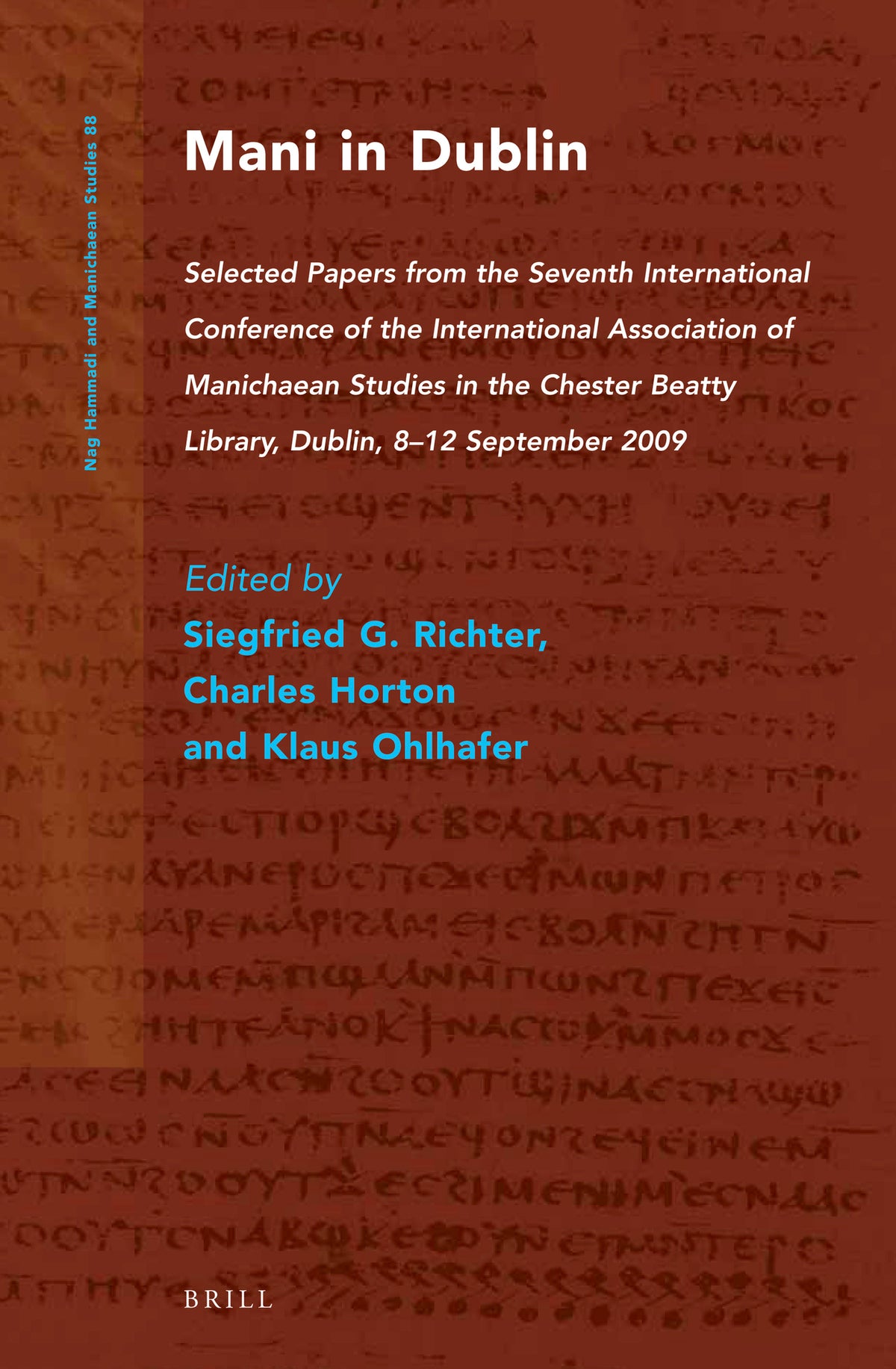 Cover image for Mani in Dublin ISBN 9789004288362