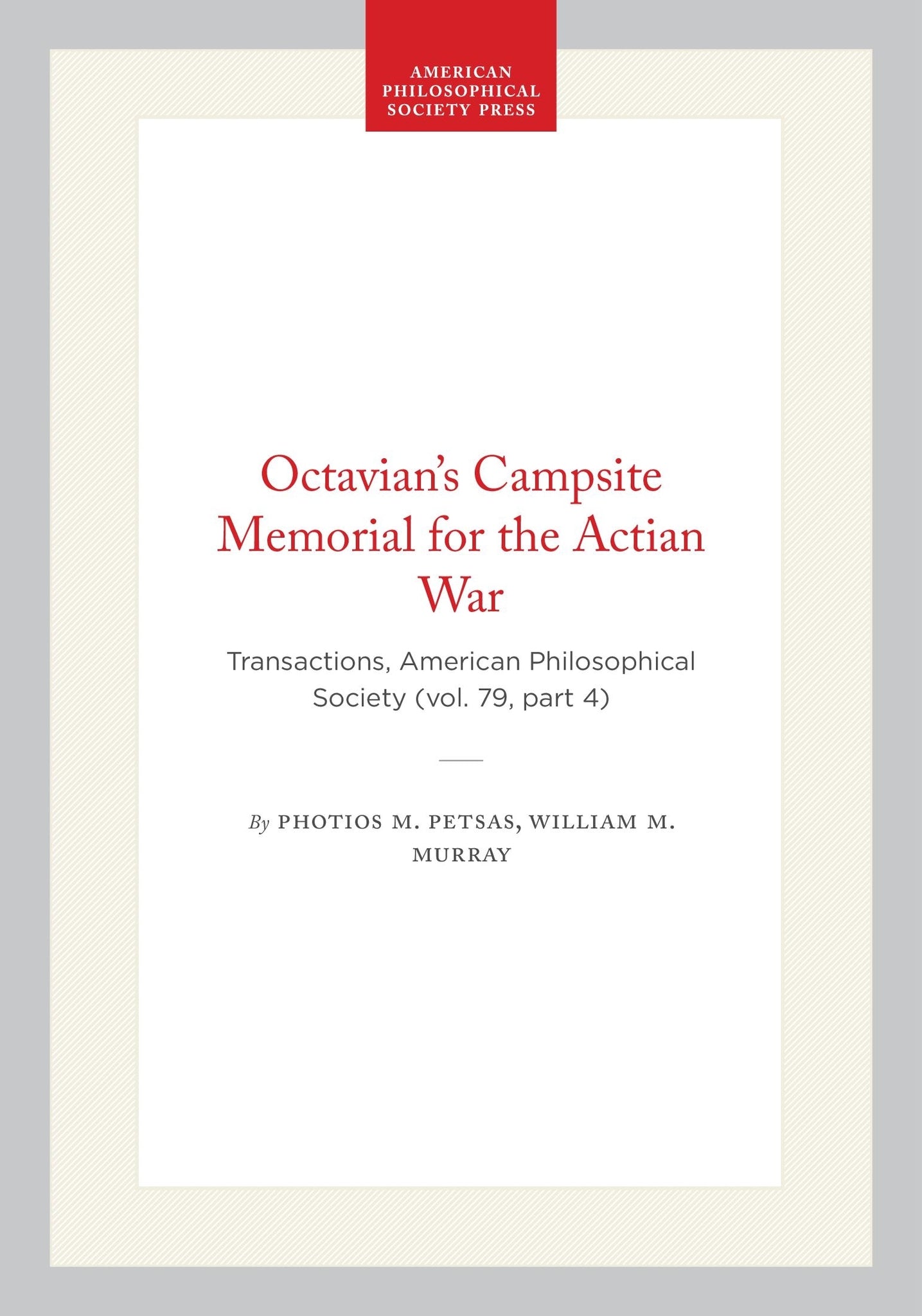 Octavian's Campsite Memorial for the Actian War