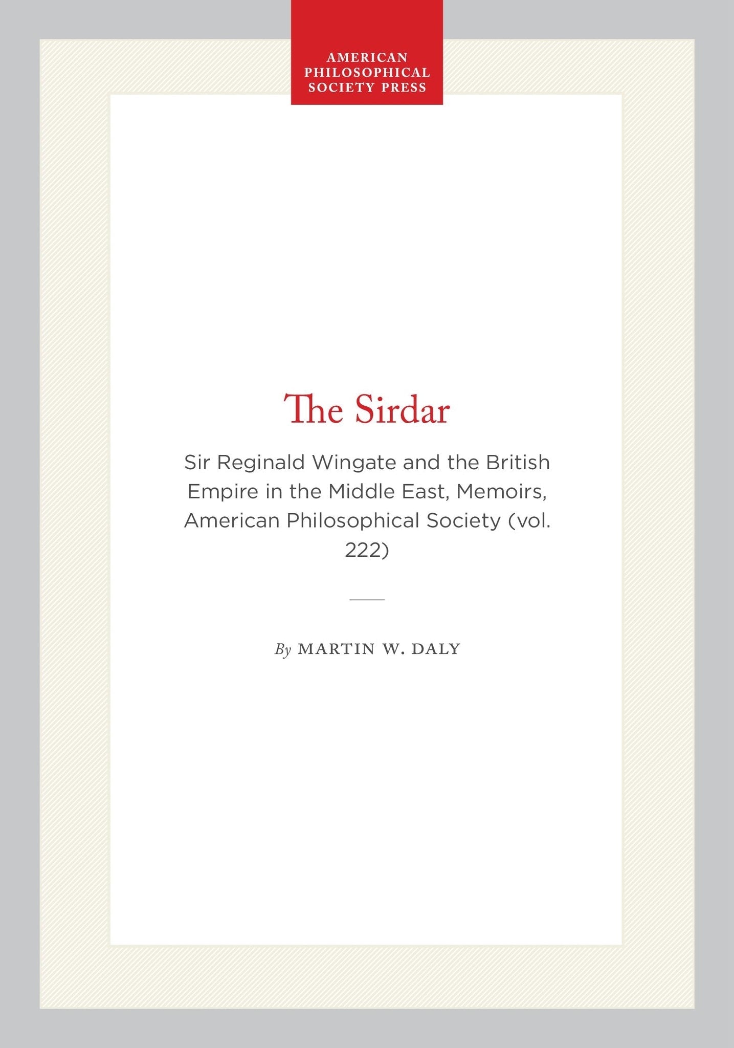 The Sirdar