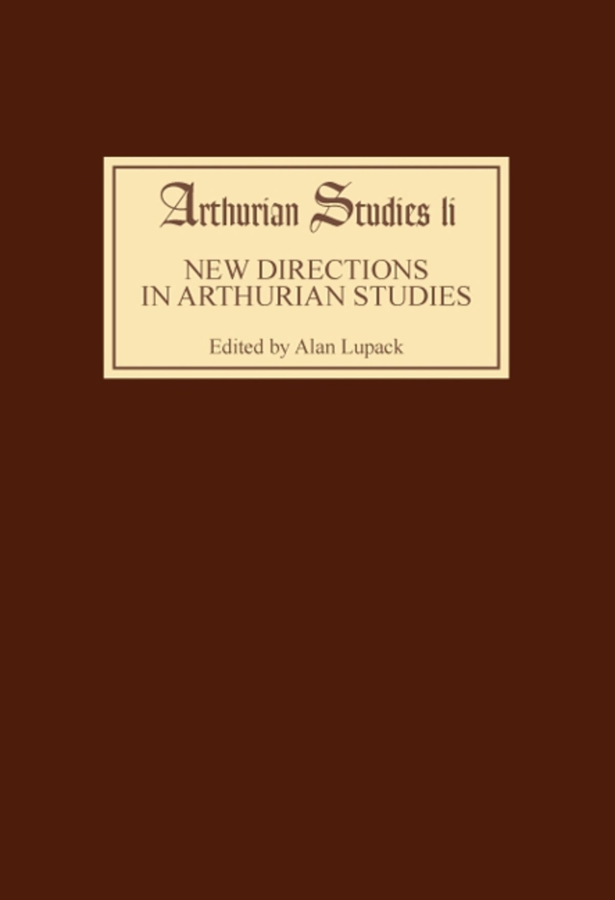 Cover image for New Directions in Arthurian Studies ISBN 9780859916424