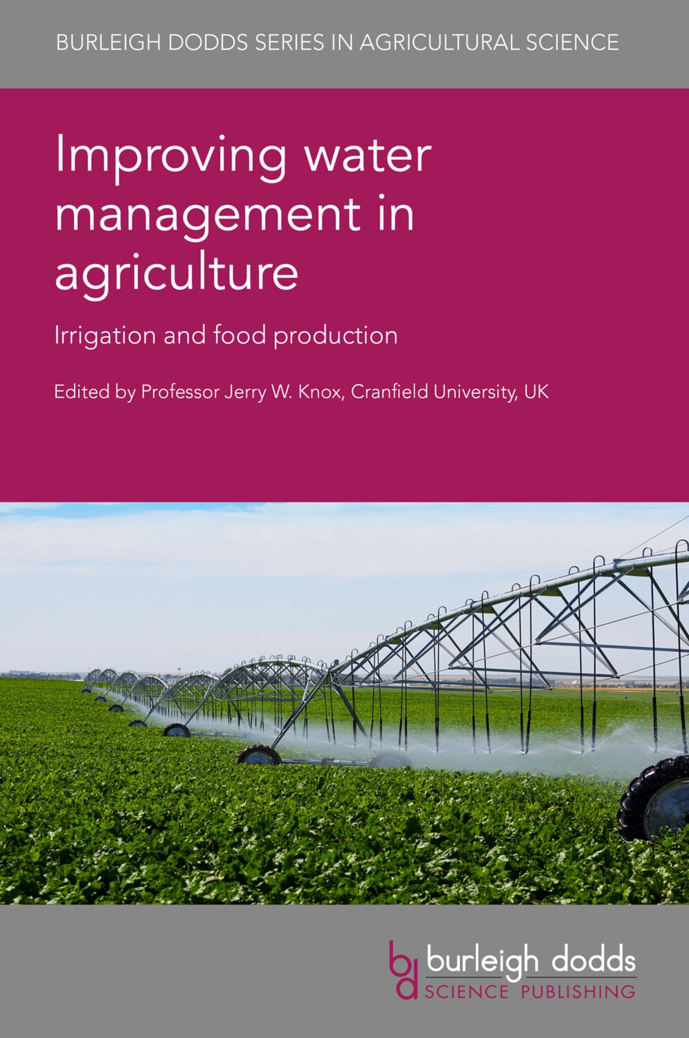 Cover image for Improving water management in agriculture ISBN 9781801462747
