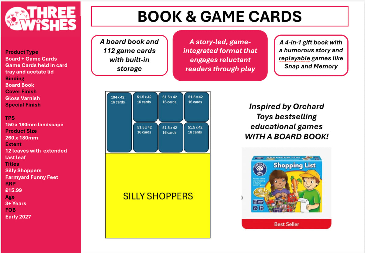 Book & Card Game: Farmyard Funny Feet