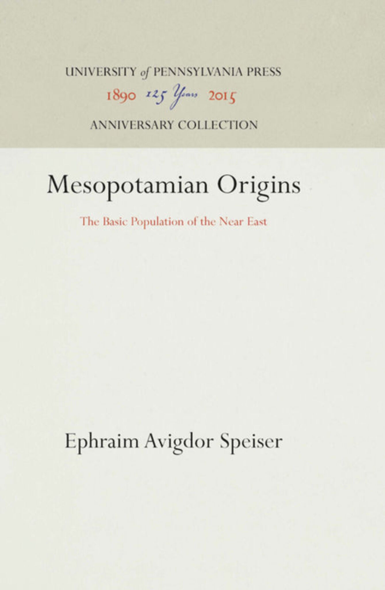 Cover image for Mesopotamian Origins ISBN 9781512818819