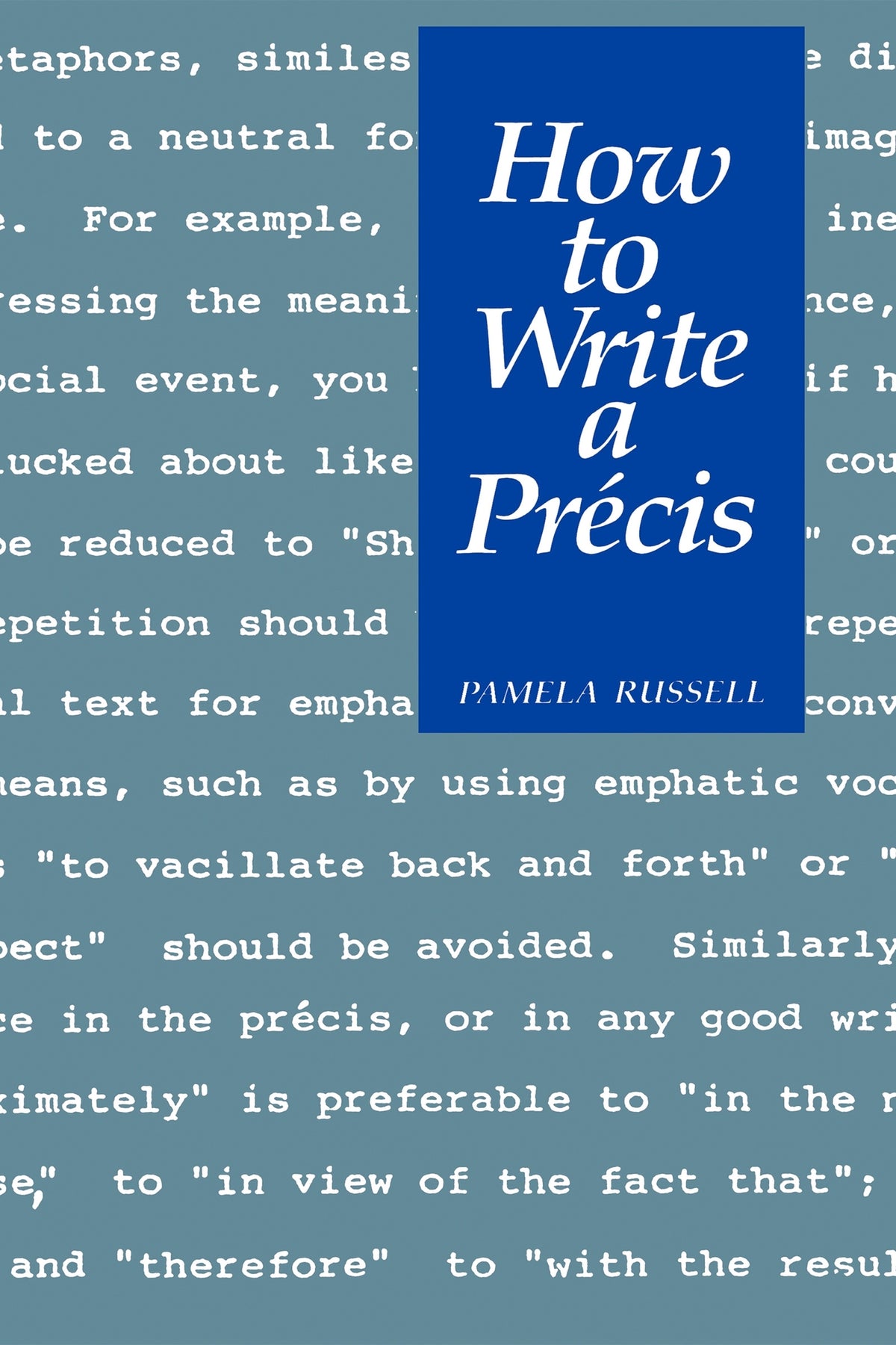 Cover image for How to Write a Précis ISBN 9780776601434