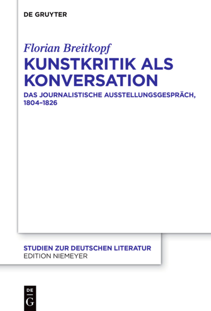 Kunstkritik als Konversation