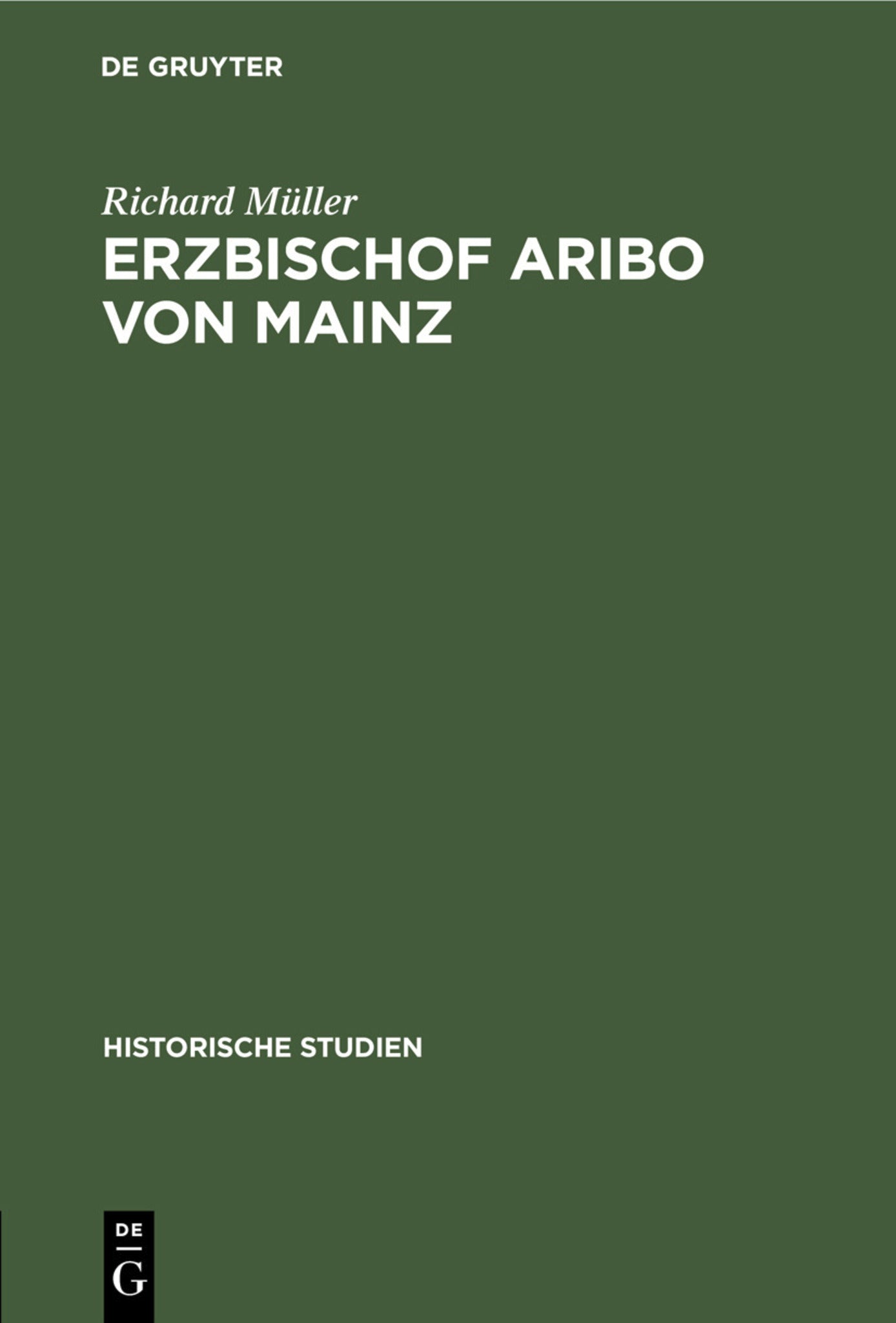 Erzbischof Aribo von Mainz