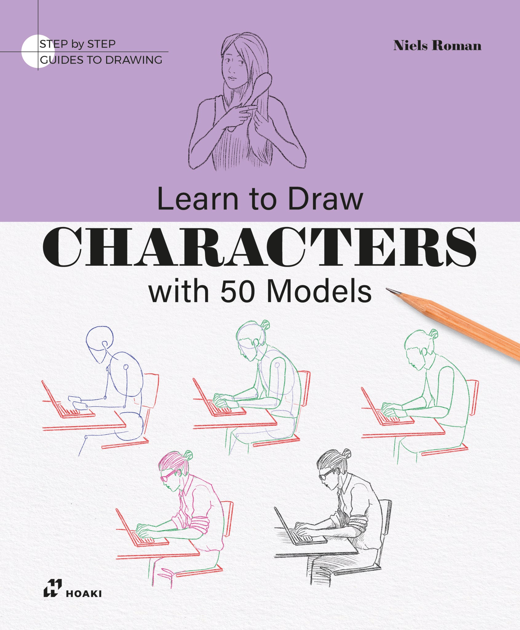 Cover image for Learn to Draw Characters with 50 Models ISBN 9788410650657