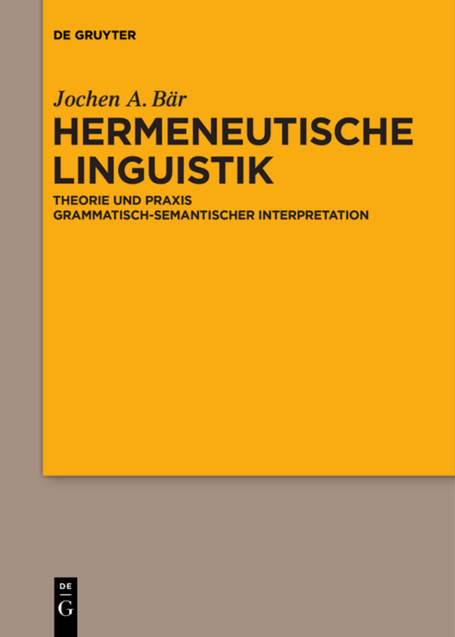 Hermeneutische Linguistik