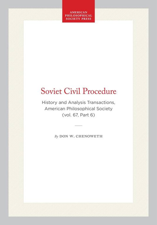 Soviet Civil Procedure