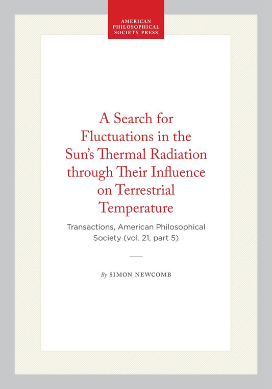 A Search for Fluctuations in the Sun's Thermal Radiation through Their Influence on Terrestrial Temperature