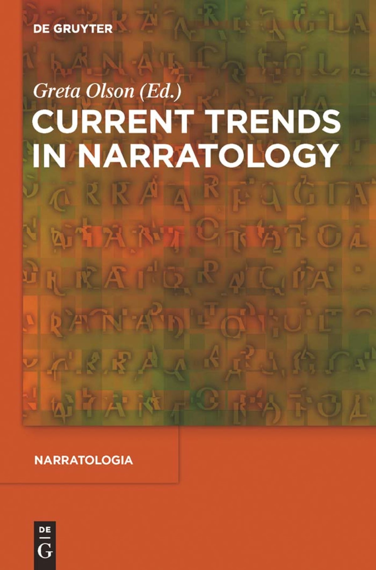 Cover image for Current Trends in Narratology ISBN 9783110254990