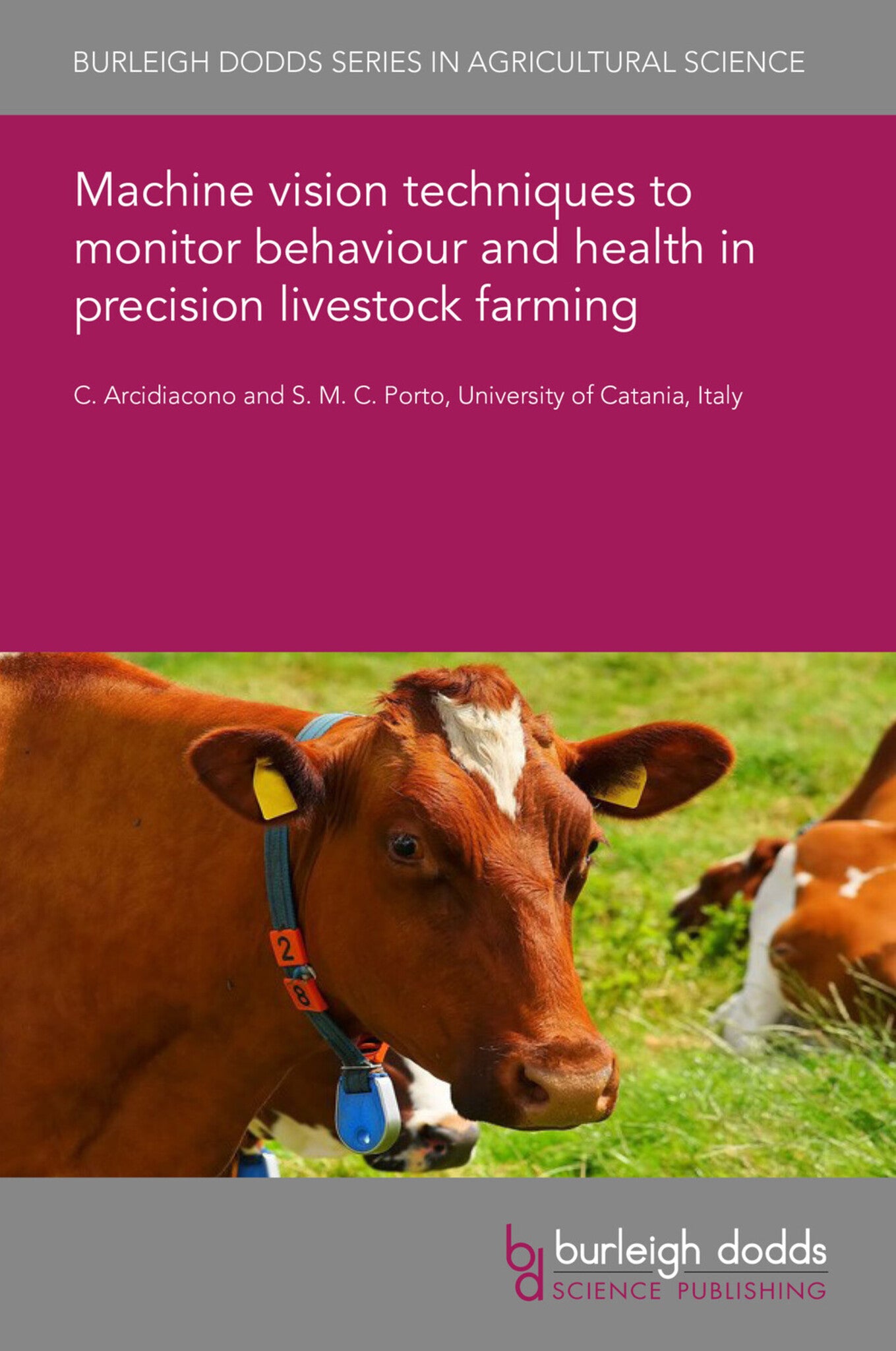 Cover image for Machine vision techniques to monitor behaviour and health in precision livestock farming ISBN 9781801465137
