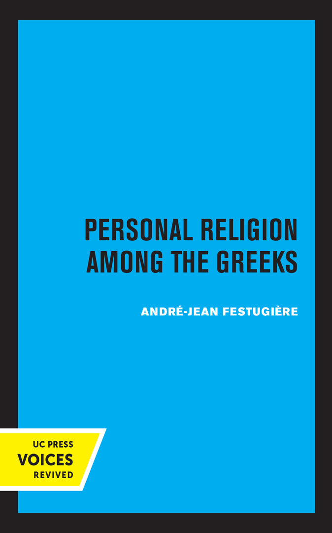 Cover image for Personal Religion Among the Greeks ISBN 9780520317079