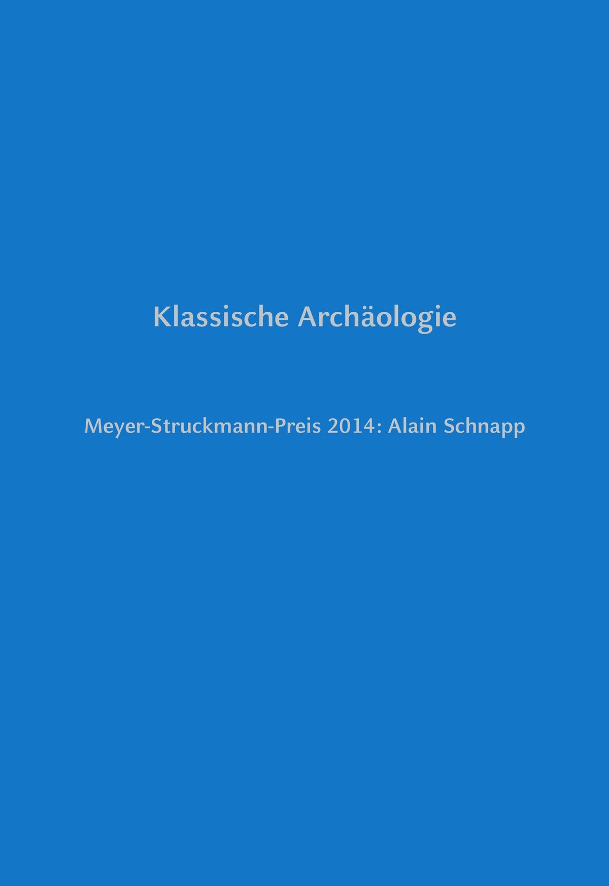 Klassische Archäologie
