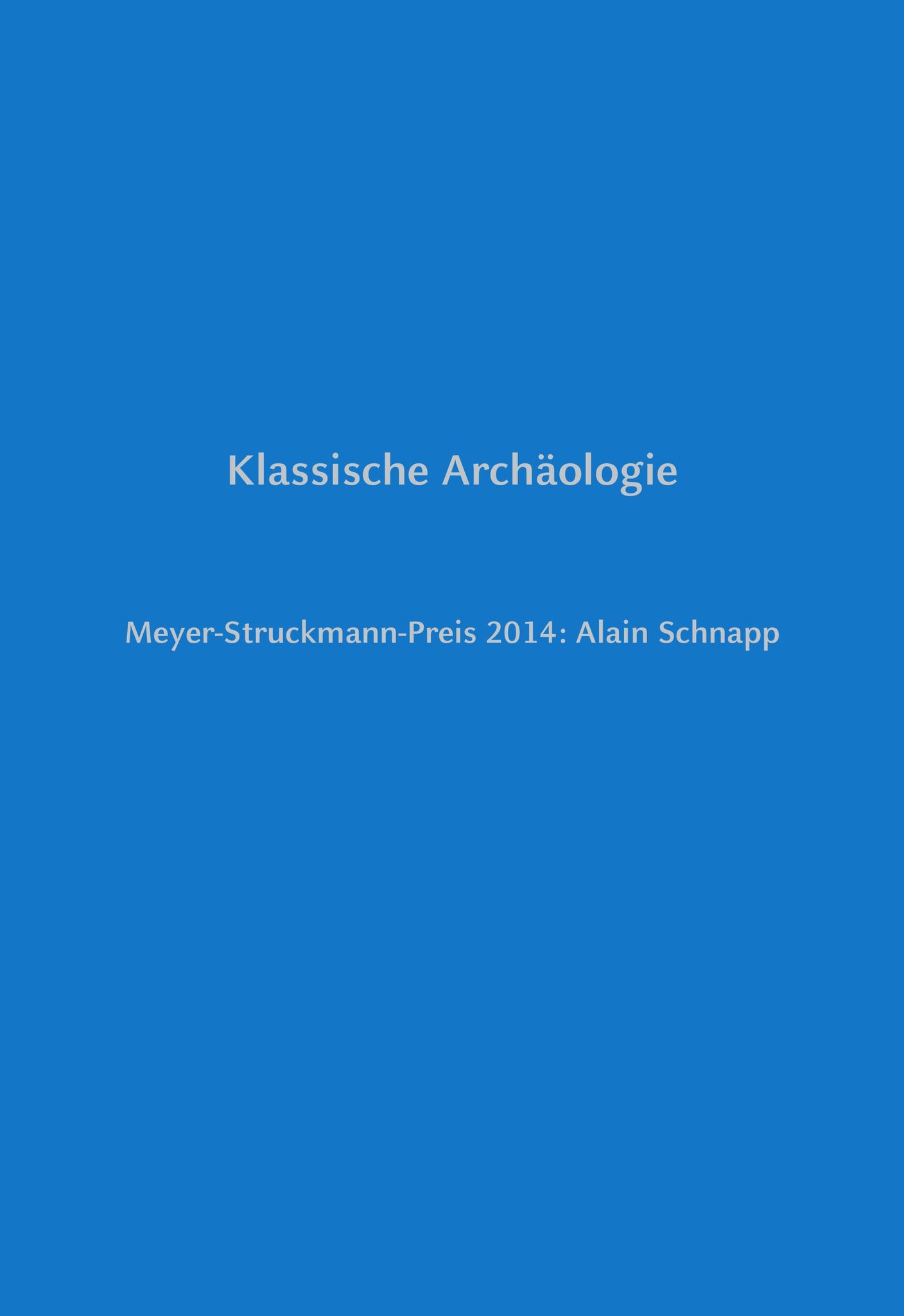Klassische Archäologie