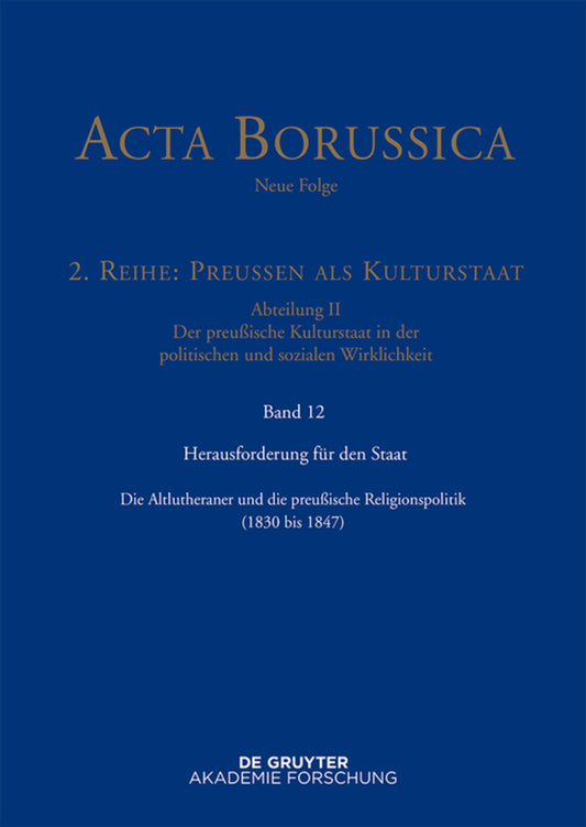 Herausforderung für den Staat