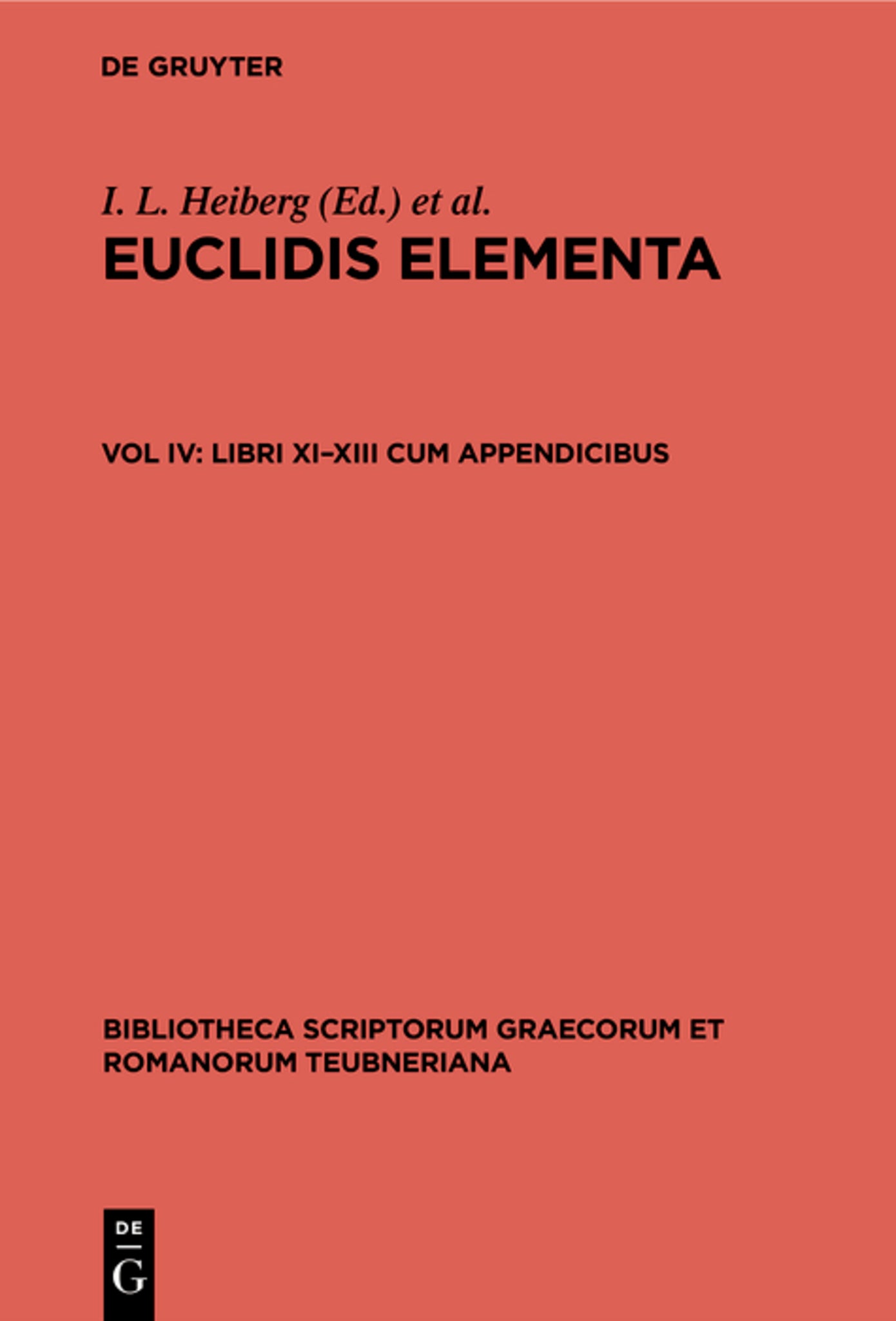 Cover image for Libri XI–XIII cum appendicibus ISBN 9783112423295