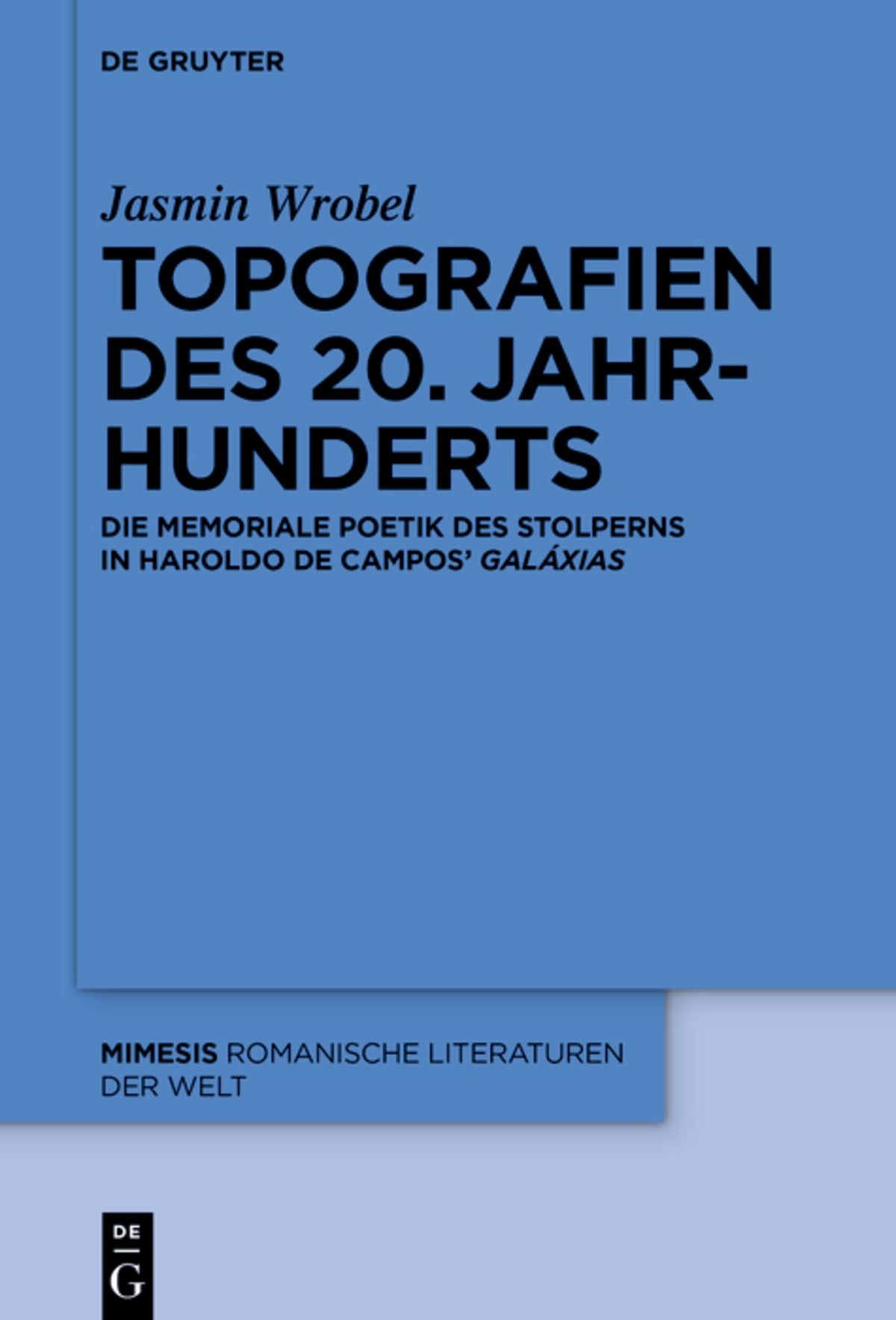 Cover image for Topografien des 20. Jahrhunderts ISBN 9783110639353