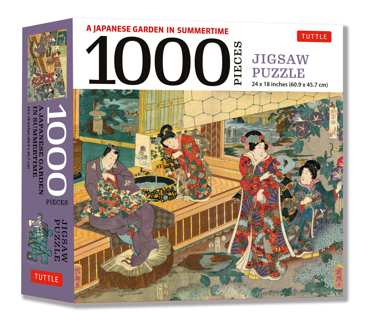Cover image for A Japanese Garden in Summertime - 1000 Piece Jigsaw Puzzle ISBN 9780804854153