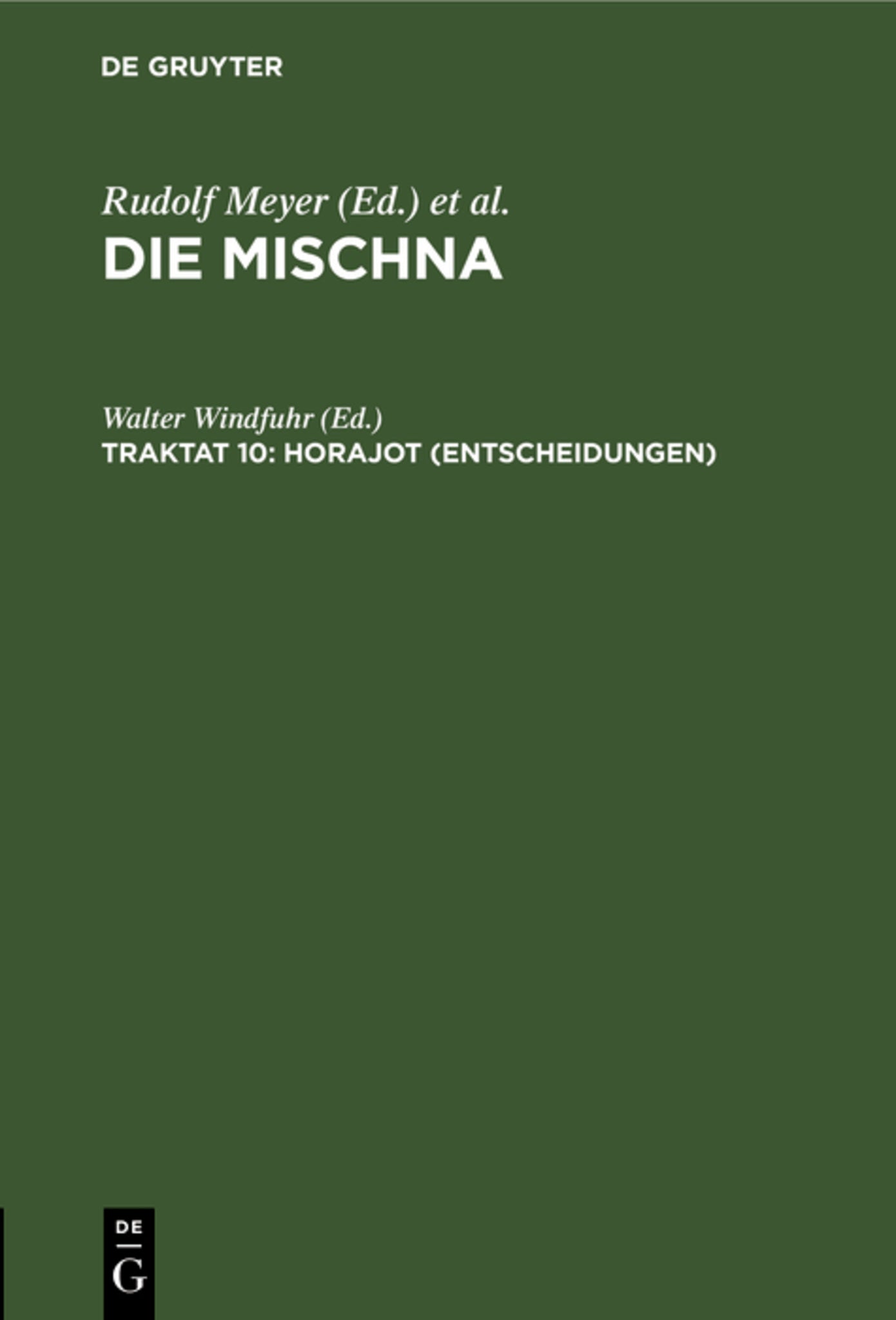 Horajot (Entscheidungen)