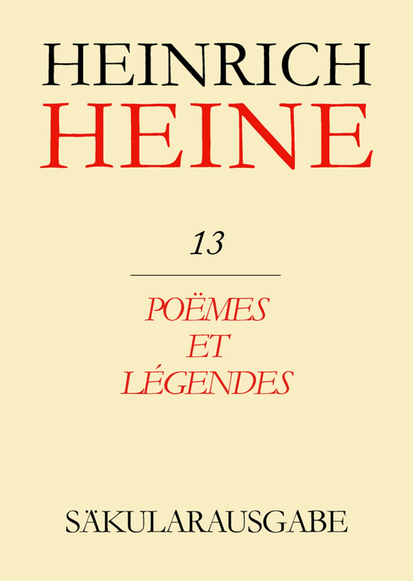 Poëmes et Légendes