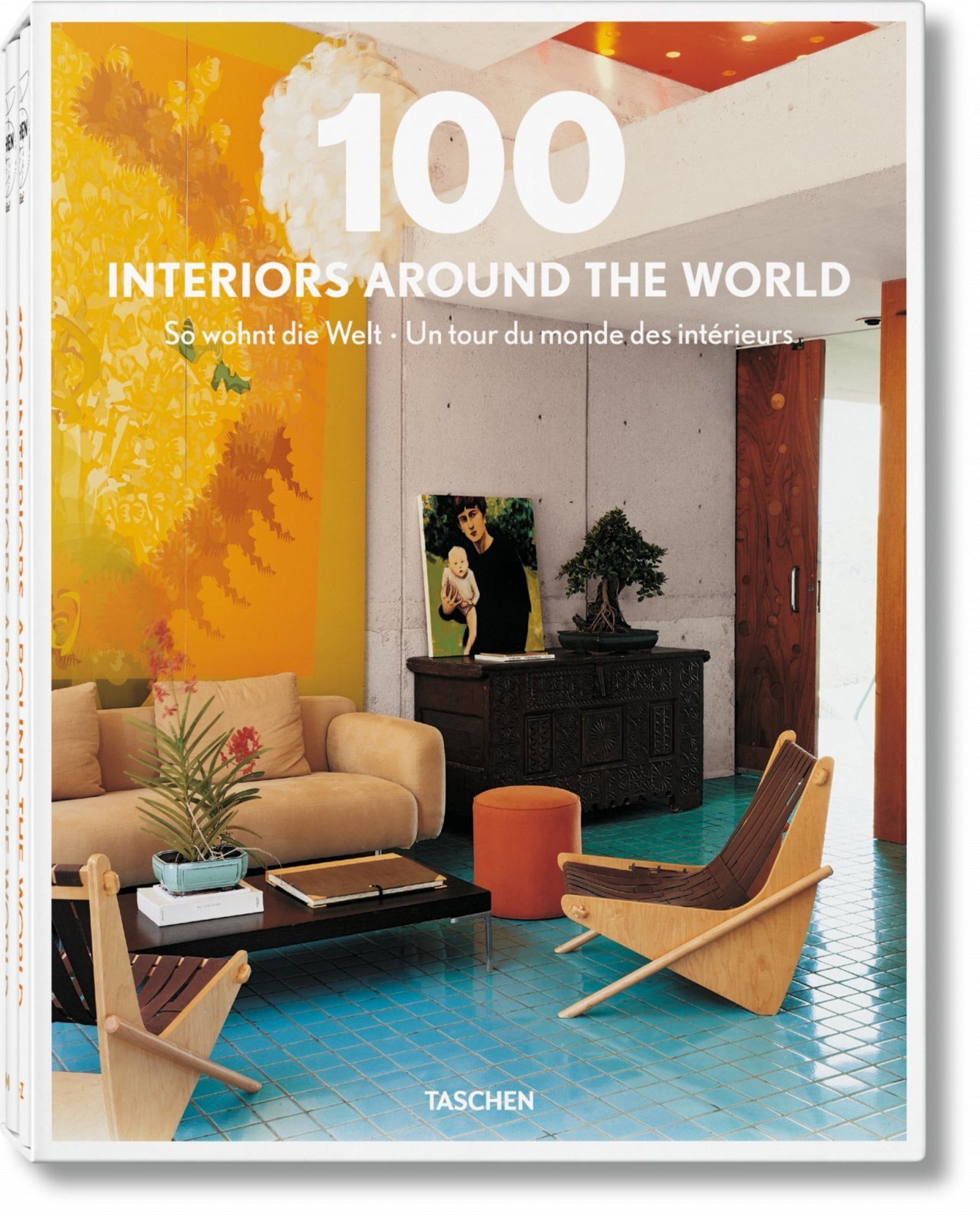 Cover image for 100 Interiors Around the World ISBN 9783836529884