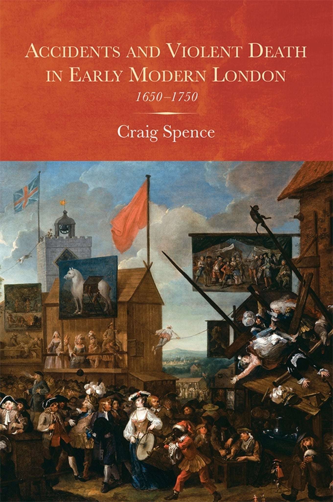 Cover image for Accidents and Violent Death in Early Modern London ISBN 9781783271351