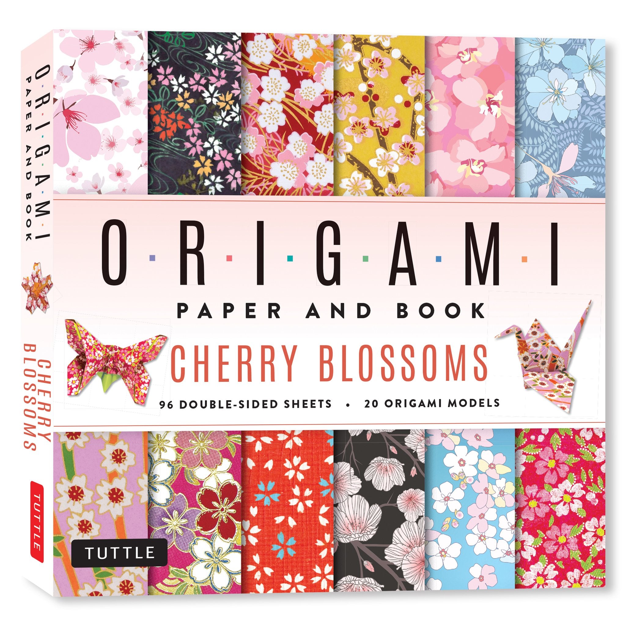 Cover image for Cherry Blossoms Origami Paper and Book ISBN 9780804859516