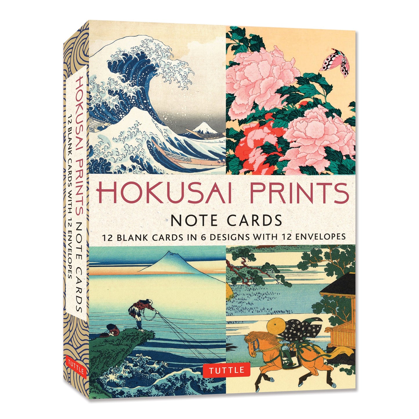 Cover image for Hokusai Prints Note Cards - 12 Cards ISBN 9780804858069