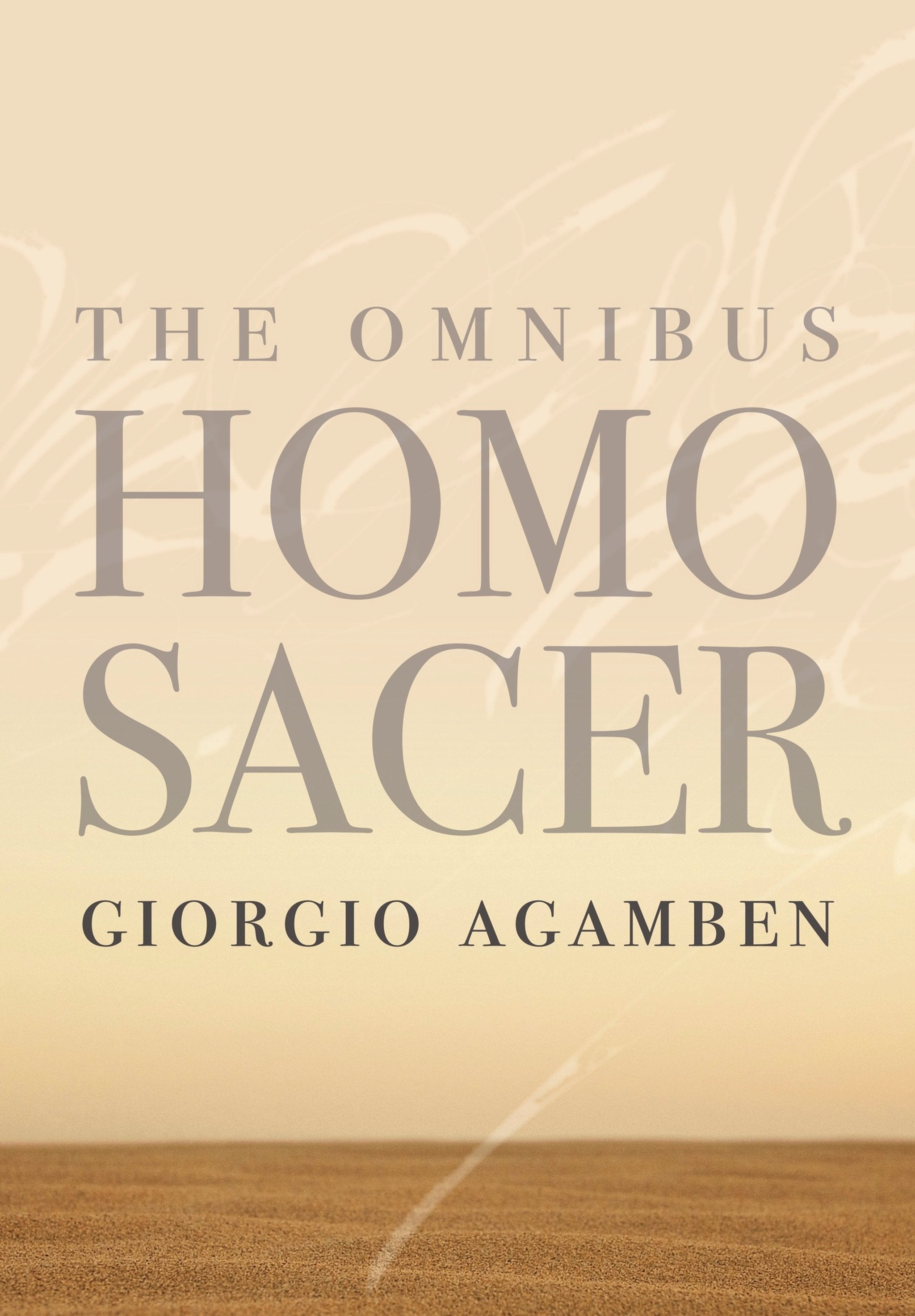 Cover image for The Omnibus Homo Sacer ISBN 9781503603059